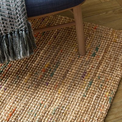 Tapis en jute coloré SARITA FLAIR RUGS