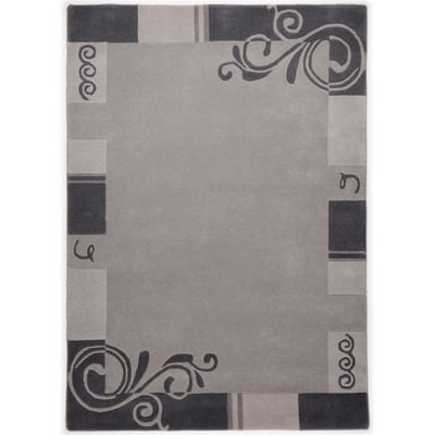 Tapis salon Hawai tufté main en laine THEKO