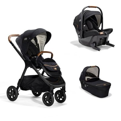 Poussette trio Finiti Signature Eclipse + siège auto Sprint Eclipse + nacelle Ramble XL Eclipse JOIE