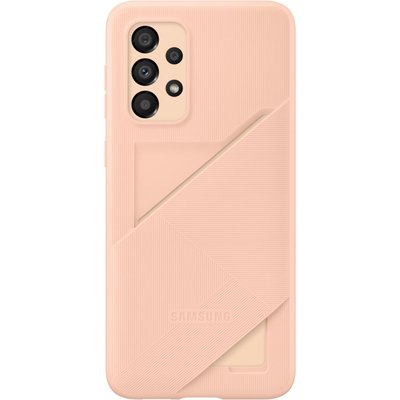 Coque A33 Porte-carte integre orange SAMSUNG