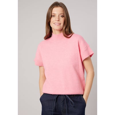Pull femme col montant maille douce ADELINE DEELUXE