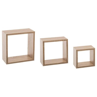 Kit De 3 Étagères Murales Cube ATMOSPHERA