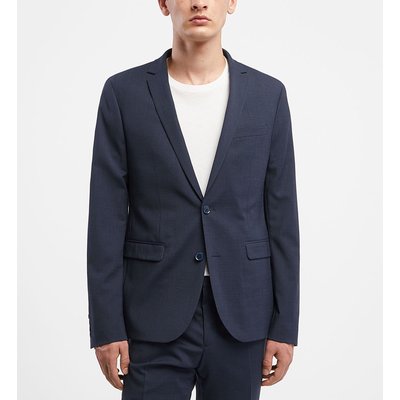 Veste De Costume Moki Imprimé À Mini Carreaux Laine Mélangée COMPTOIR GL