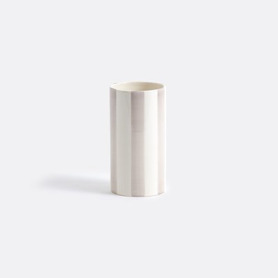 Jaoma Striped Ceramic Vase, H18cm LA REDOUTE INTERIEURS