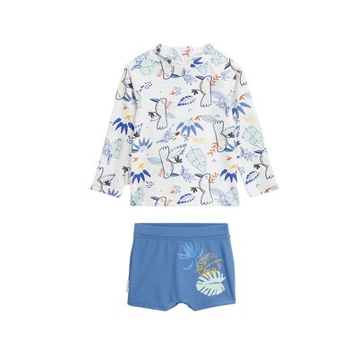 Maillot de bain bébé 2 pièces t-shirt de protection UV & boxer Mexico PETIT BEGUIN