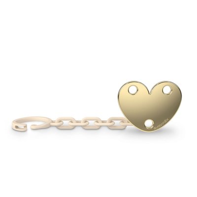 Attache sucette bijou Joy doré SUAVINEX