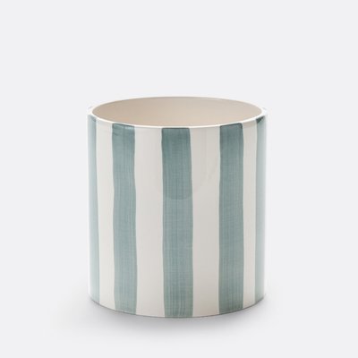 Geruite bloempot in keramiek Ø14cm, Ario LA REDOUTE INTERIEURS