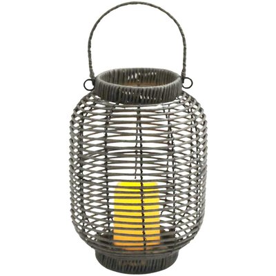 Lanterne avec bougie led Candle 22 x 30 cm (DxH) JARDINDECO