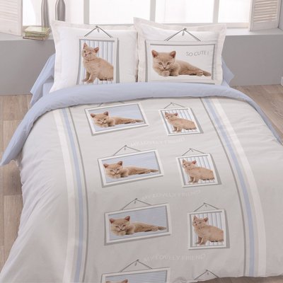 Housse de couette  Lovely friend  coton 52 fils DECORATIE