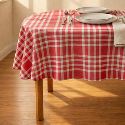 Nappe coton carreaux vichy Nelly LINANDELLE
