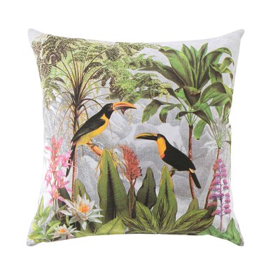 Housse de Coussin Toucan tropicale DOUCEUR D'INTÉRIEUR