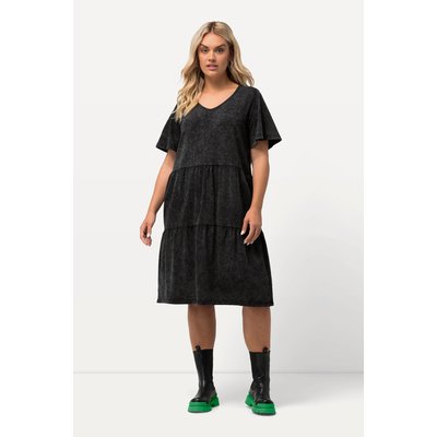 Robe en jersey, effet jean. Coupe évasée ULLA POPKEN