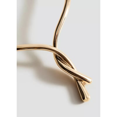 Collier rigide avec nœud MANGO