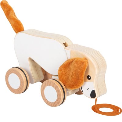 Chien à tirer avec oreilles crépitantes SMALL FOOT COMPANY