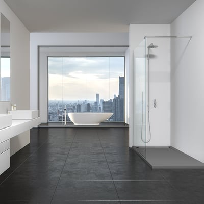 Receveur de douche 80x120 Kristal AQUAE LINE