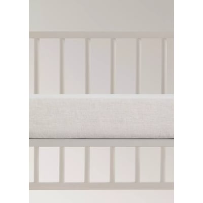 Drap-housse berceau lin lavé MANGO HOME