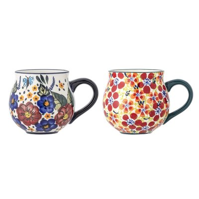 Tasses fleuries  Florist set de 2 BLOOMINGVILLE