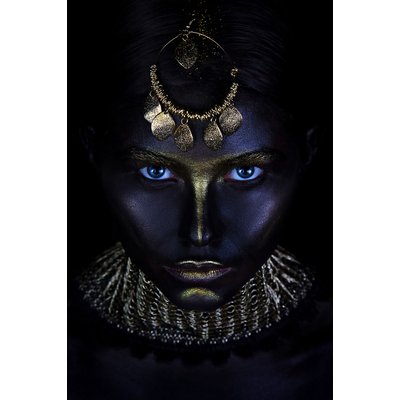 Tableau d'art gold queen HEXOA