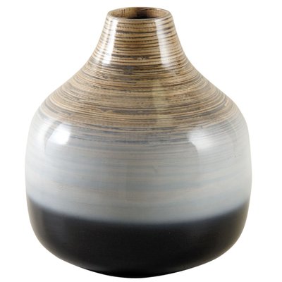 Vase boule bambou laqué AUBRY GASPARD