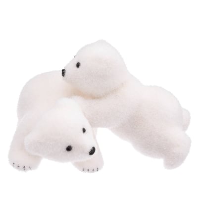 Polyfoam oursons qui jouent 16cm FEERIC LIGHTS & CHRISTMAS