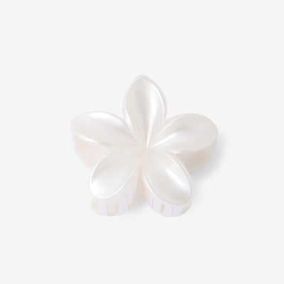 Pince à cheveux fleur ivoire BALABOOSTE