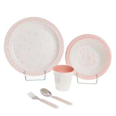 Coffret déjeuner 5 pièces Rose AMADEUS LES PETITS
