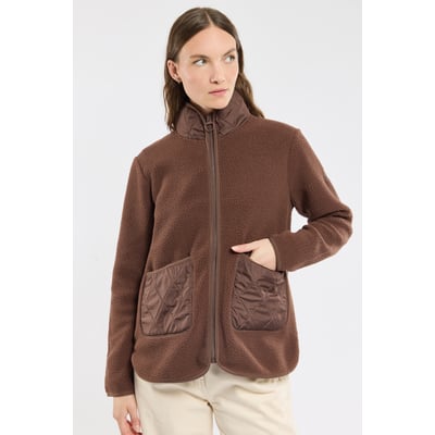 Veste polaire moutonnée en polyester recyclé MAHREZE BERMUDES