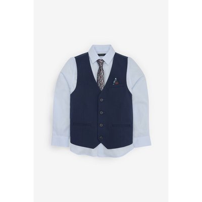 Gilet de costume chemise et cravate, ensemble NEXT