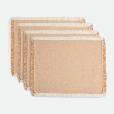 Sets de table en coton tissé-teint, Navao LA REDOUTE INTERIEURS