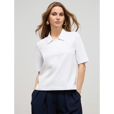Polo en tissu mélangé coton OLTRE