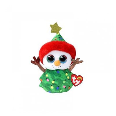 Beanie boo s small bonhomme de neige - Sapin de Noel TY