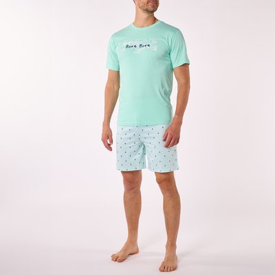 Pyjashort homme BORA BORA menthe ALAN BROWN
