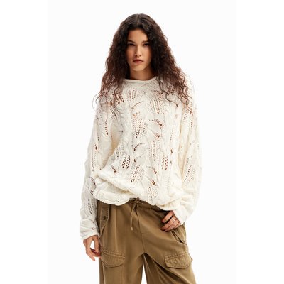 Desigual - Pull oversize motif ajouré DESIGUAL