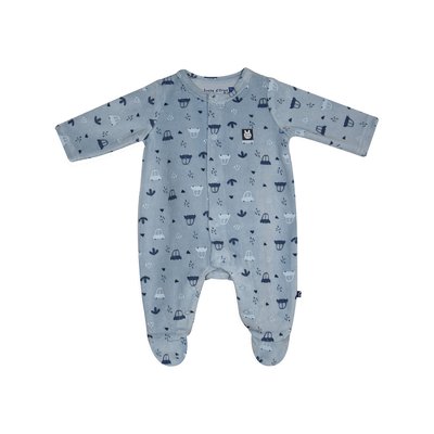 Dors bien normand velours rase ouverture devant naissance SUCRE D'ORGE