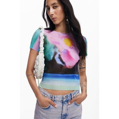 T-shirt paysage estompé DESIGUAL