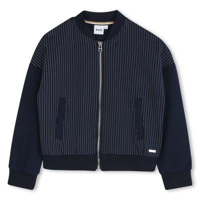 Cardigan zippé à poches BOSS KIDSWEAR
