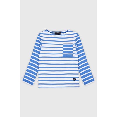 Marinière avec poche en coton épais KIDS ARMOR-LUX