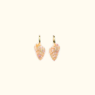 Boucles d'oreilles COQUILLAGE COUCOU SUZETTE