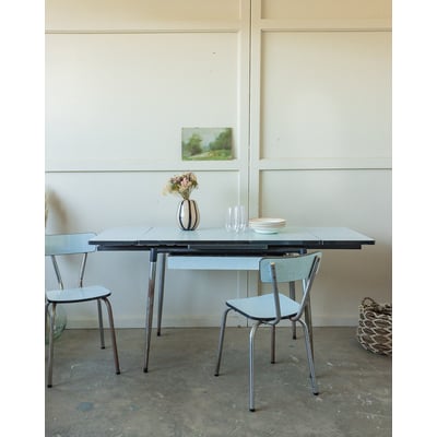 Table à manger en formica Karla N°1272 - Bon état DEBONGOUT
