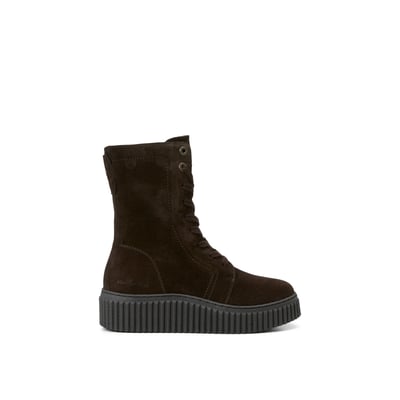 Bottes à lacets, modèle Bianca en cuir velours souple MARC O'POLO