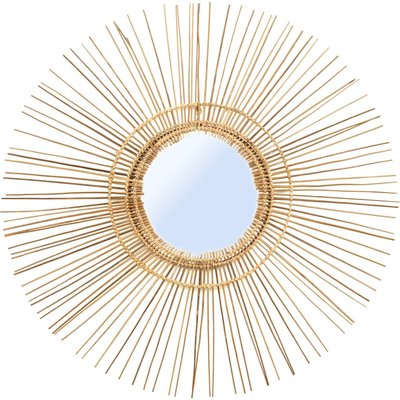 Miroir soleil rotin Bazar Bizar RECOLLECTION