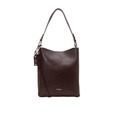 Sac Hobo modèle Brinja, taille moyenne en cuir de vachette grainé MARC O'POLO