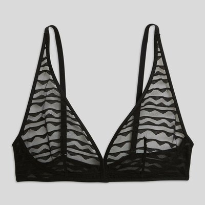 Soutien-gorge triangle foulard FATOU en dentelle MONOPRIX