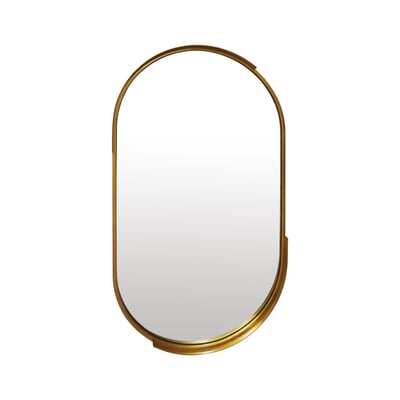 Miroir oblong design en métal 50x90cm EMDE