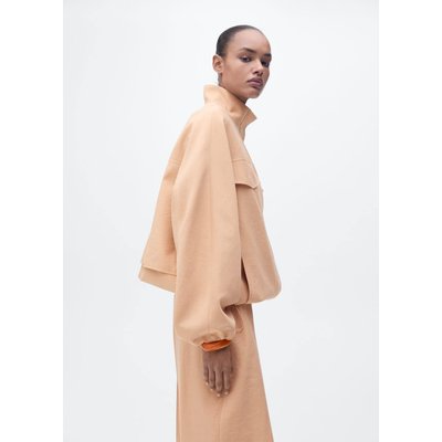Veste lyocell oversize poches MANGO