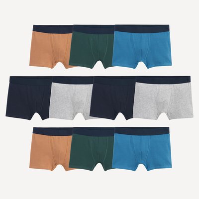Lot de 10 boxers LA REDOUTE COLLECTIONS