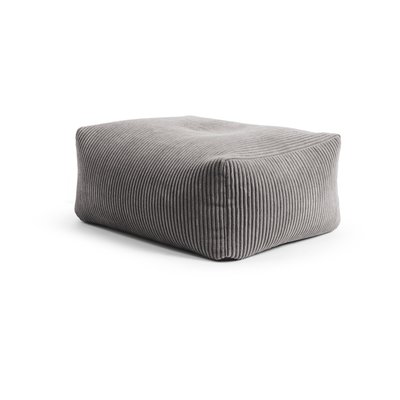 Pouf interieur repose pied velours SHARA ROLL MAGMA HEIMTEX