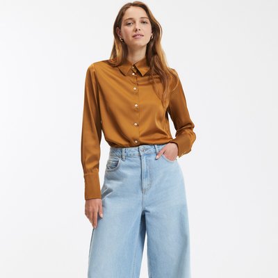 Chemisier femme marron clair sale