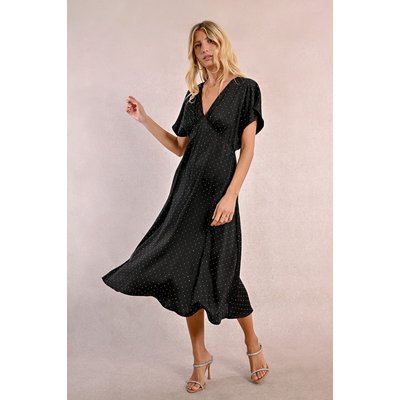 Robe longue satinée MOLLY BRACKEN