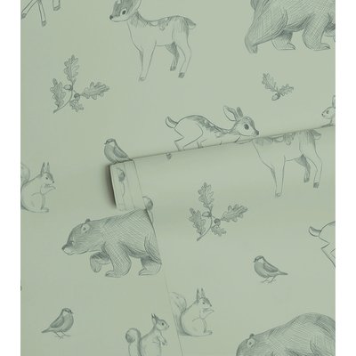 Papier peint animaux de la forêt NATURAL LILIPINSO